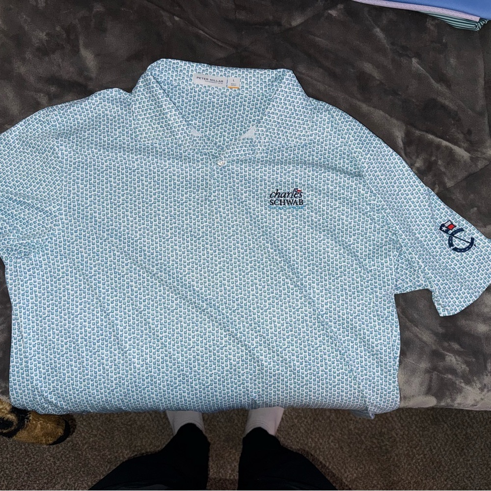 Peter Millar Charles Schwab challenge polo